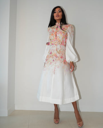 Floral Print "Dana" Midi Dress Dear Monica Floral Print "Dana" Midi Dress Dear Monica