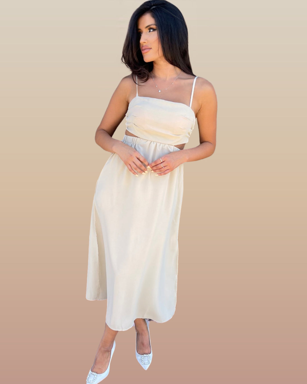 knee length dresses for ladies Joanna Dress in Cabana Xs main image 1