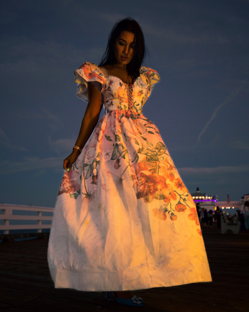 Floral Print Lyla Maxi Dress S / Pink Floral Print Lyla Maxi Dress S / Pink